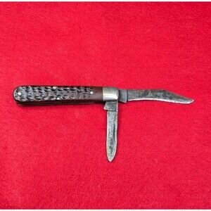 Case XX 6232 1/2  Vintage 1978  2-Dot Jigged Bone Jack Knife USA